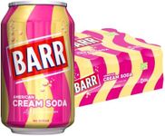 Barr American Cream Soda Fizzy Drink Cans, 330ml, (Pack of 24)