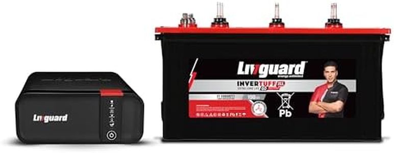 Livguard Inverter & Battery Combo |LGS900i_IT 1560STJ |LGS900i - 700 VA/12V Sine Wave Inverter |IT 1560STJ 150 Ah with 60 Months Battery Warranty |Reliable for Home, Office and Shop