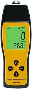 Cheffort Handheld Carbon Monoxide Meter, Portable Carbon Monoxide Detector, Professional-Grade CO Gas Tester with LCD Backlit Display, 0-1000PPM Range for Industrial and Home (Battery Not Included)