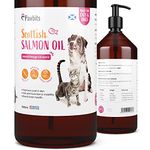 Pawbits 1 Litre Scottish Salmon Oil For Cats & Dogs - Natural Omega 3+6+9, Healthy Coat & Immune System Fish Oil