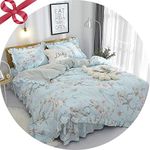 FADFAY Farmhouse Floral Bedding Sha