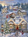 Springbok's 1000 Piece Jigsaw Puzzle Christmas Village