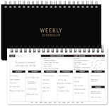 2025 Weekly Planner Spiral Bound, Weekly Planner Undated, 11.2'' x 6.3'', Undated Daily, Weekly Planner, Productive Weekly Planner, 55 Weeks