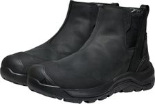 KEEN Men’s Revel 4 Mid Height Chelsea Boot, Black/Black, 9.5 D (Medium) US