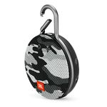 JBL Clip 3, Black Camo - Waterproof, Durable & Portable Bluetooth Speaker - Up to 10 Hours of Play - Includes Noise-Cancelling Speakerphone & Wireless Streaming