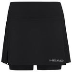 HEAD Women's Club Basic Skort, Black, Large