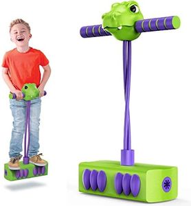 MindSprout Pogo Saurus | Foam Pogo Jumper for Kids 3, 4, 5, 6, 7, Years Old, Dinosaur Toys, Birthday for Boys or Girls up to 250Ibs, Pogo Stick, Indoor & Outdoor Toys