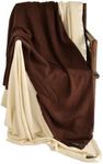 Cashmere Boutique 100% Pure Cashmere King Size Blanket - Lightweight, Breathable Cozy Luxury, Soft and Warm - 90 x 108 Inches