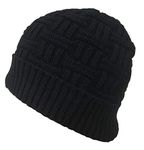 Gajraj Men's And Women's Wool, Acrylic Skull Cap (Pack Of 1) (GC5G, GC5B, GC5N_Black_Free Size)