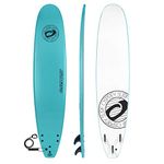 Osprey Foam Surfboard Soft Foamie Complete with Leash and Fins, Mint, 9.3 ft