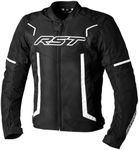 RST Pilot Evo Motorcycle Textile Jacket, black/white, L