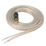 RCA Speaker Wire, Speaker Cable to RCA Plug, Gold Plated RCA Connector High Level Audio Cable for Amplifiers and Subwoofer - 2 M