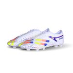 Anza Ohms Light Weight and Durable Football Boot for Men&Women, Comfortable and Flexible Football Shoes, Soccer Shoe (White) (White, UK Footwear Size System, Adult, Men, Numeric, Medium, 6)