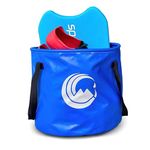 Mi Adventure Changing Bucket - Blue | Collapsible Changing Mat, Durable & Waterproof with Strong Stitch Carrying Straps, Doubles as The Perfect Beach Bag or Outdoor Sports Equipment Container