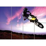 Doppelganger33 LTD Motocross Dirt Bike Stunt XL Giant Panel Poster Art Print (8 Sections)