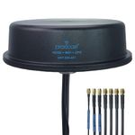 Proxicast 7-in-1 Pro-Grade MIMO 4G/5G + WiFi + GPS Flexible Combination Screw Mount Vehicle Antenna Compatible with Cisco, Cradlepoint, Digi, Peplink and Other Modems/Routers (Top Hat ANT-520-421)