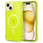 CYRILL Spigen UltraSheer Mag Compatible with iPhone 15 Case (2023) [TPU,PC | Lime]