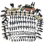 Weapon Pack Military Weapon Accessories Army Guns Simulate Battle Building Blocks Brick Toys for Kids…