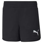 PUMA Girl's Active G Shorts, Puma Black, 164 UK