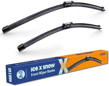 24"+19" Wiper Blades Replacement for VW Volkswagen Jetta 2011-2019 Passat 2012-2018 CC 2013-2017 Quiet and Durable Stable All-Season Windshield Wiper Blades