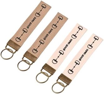 SSKKBX Stocking Stuffer Key Strap, Equestrian Theme keychain wristlet,Equestrian Gift, Friendship Gift, Party Favor,Bag Tag (4)