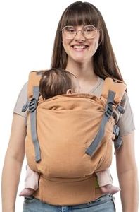 Boba X Baby Carrier Newborn to Toddler - Certified Hip Healthy, Micro-Adjustable Baby Carriers from Newborn - Breathable & Lightweight 100% Cotton Twill, Petite to Plus Size, 7-45 lbs (Linen Rye)