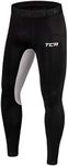 TCA Men's SuperThermal Compression Armour Base Layer Thermal Under Tights - Black/Cool Grey, Medium