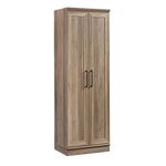 Sauder 422426 HomePlus Storage Cabinet, 23.31" L x 17" W x 70.91" H, Salt Oak Finish