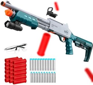 32 INCH Long Size Barrel Gun for Boy with Ejecting Shell Soft Bullets,Realistic Model Shotgun Toys Foam Blaster Soft Bullet Play Gun Look Real Action Hunting Game Model Safe Toy for Children