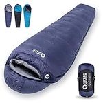 QEZER Down Sleeping Bag for Adults 