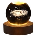 3D Crystal Ball Nightlight Decolamp Solar System Model Decor Science Astronomy Universe Cool Desk Present Space Gifts Decor, Nebula