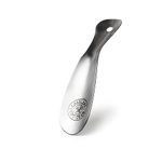 Cobbler's Choice Metal Shoe Horn - Premium Quality - Designed for Comfort & Built for Durability!, Pewter, 16"