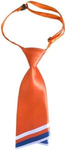 JKQBUX Tie for Women Uniform Necktie Strap Striped Adjustable Uniform Pre Tied Bows Neck Tie for Girls Accessories Work Party Ceremony