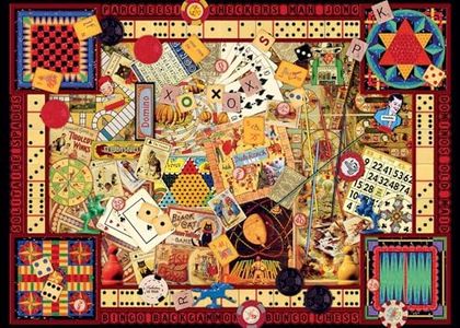 Ravensburger - Vintage Games Puzzle 1000 Pieces