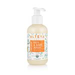 Alteya Organic Kids and Baby Wash 150ml - USDA Certified Organic Biodegradable Pure Natural Vegan Cleanser & Shampoo for Body and Hair, Mild and Gentle for Extra Sensitive Skin