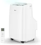 DuraComfort Portable Air Conditioners,10000 BTU(Ashrae) /6,300 BTU (SACC) DUAL MOTORS, Cooling,Dehumidifier,Fan Mode,Up to 250 Sq.Ft,Suitable for compact rooms,White