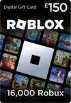 Roblox Digital Gift Code for 16,000