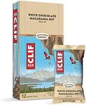 CLIF BARS - Energy Bars - White Chocolate Macadamia Nut Flavor - Made with Organic Oats - Plant Based Food - Vegetarian - Kosher (2.4 Ounce Protein Bars, 12 Count) Packaging May Vary