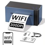 Phomemo WiFi Shipping Label Printer 4x6, 344WF WiFi Thermal Label Printer for Small Business, 300DPI Postage Label Maker, Compatible with eBay, Etsy, Shopify, Amazon, FedEx, USPS