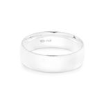 Miabella 925 Sterling Silver Comfort Fit Dome Band Ring 2mm, 4mm, 6mm for Women or Men, Made in Italy, Sterling Silver, No Gemstone