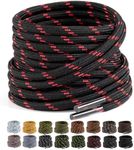 Puzeam 2 Pairs Round Shoe laces Hik