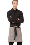 Chef Works Unisex Portland Half Bistro Apron, Black, One Size