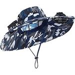 Sun Hat with 2 Fans Wide Brim Fishi