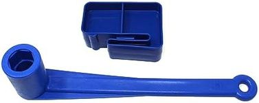 JSP Manufacturing Marine Boat Prop 1-1/16" Propeller Wrench & Prop Stop Block Kit (Blue)