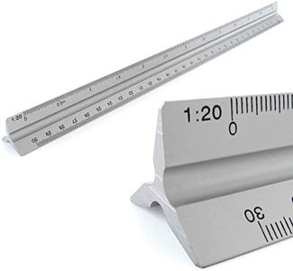 Aluminium Triangular Scale Ruler 1: 20, 1: 25, 1: 50, 1: 75, 1: 100, 1: 150, 30 cm Long Triangular Scale