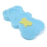 Bathtub Sponge Mat Bath Support for Infant & Baby MIDI Up to 6kg & 60cm Tall (Blue)