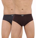 Dollar Bigboss Men's Assorted Pack of 2 Lycra Brief CO3 (8905474839120_MBBR-11-LYCRABRF-PO2-CO3-4XL)(Colors and Prints May Vary)