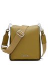 Calvin Klein Women's Fay North/South Small Crossbody, Olive Branch, One Size