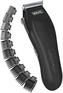 Wahl Clipper Lithium-Ion Cordless Haircutting Kit - Rechargeable Grooming and Trimming Kit with 12 Guide Combs - By The Brand Used By Professionals - Model 79608