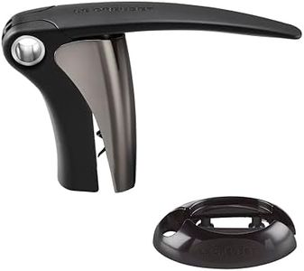 Le Creuset Compact Wine Opener, Black Nickel, with Foilcutter